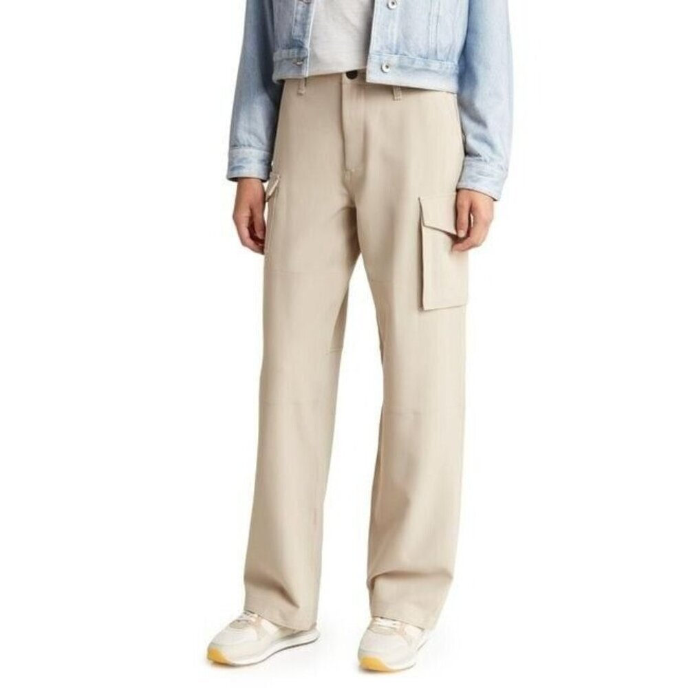 RAG & BONE Womens Nora Cargo Side Pocket Pants In Stone Size 24
